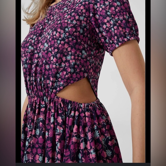 French Connection Bethany Verona Cut Out Dress Size 10 - Picture 4 of 8